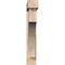 Ekena Millwork Westlake Block Smooth Bracket w/ Offset Brace, Douglas Fir, 7 1/2"W x 42"D x 48"H BKT0806X42X48WTL05SDF - alternate 2